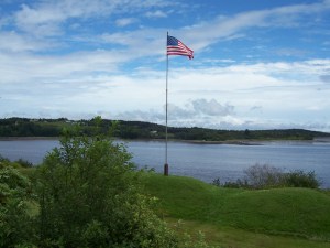 Long May It Wave.  Photo by the author in Maine, 2006