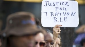 Protesting the verdict, Los Angeles, July 14th