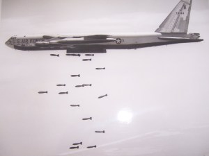 Boeing B-52 bomber over Vietnam