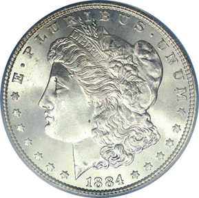 At least coins were more attractive in 1884 (Morgan silver dollar)