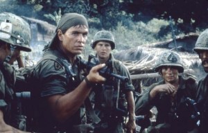 Scene from the movie, "Platoon"