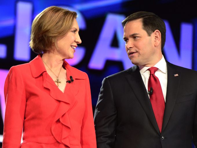Fiorina Rubio