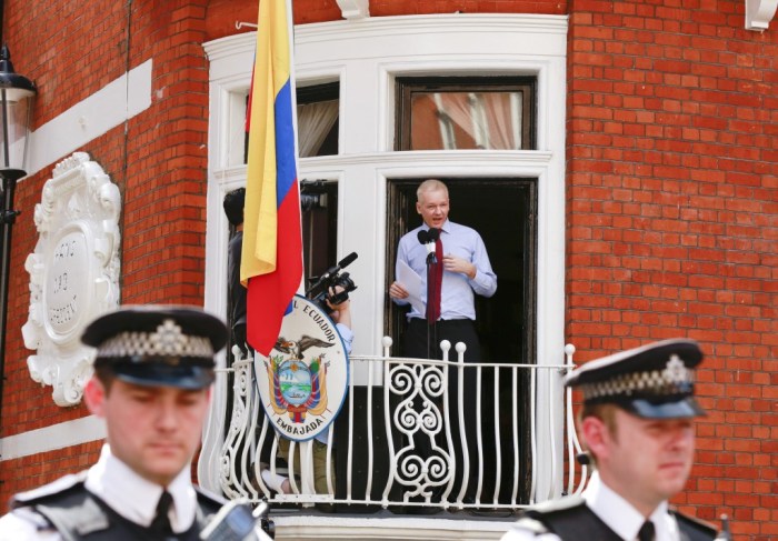 Julian Assange Ecuador Embassy