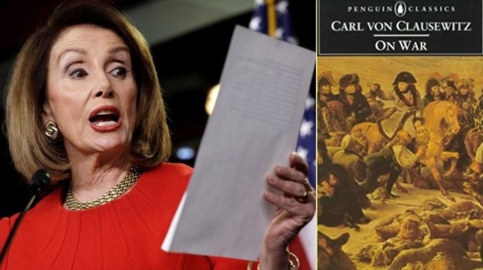 Nancy Pelosi Carl von Clausewitz